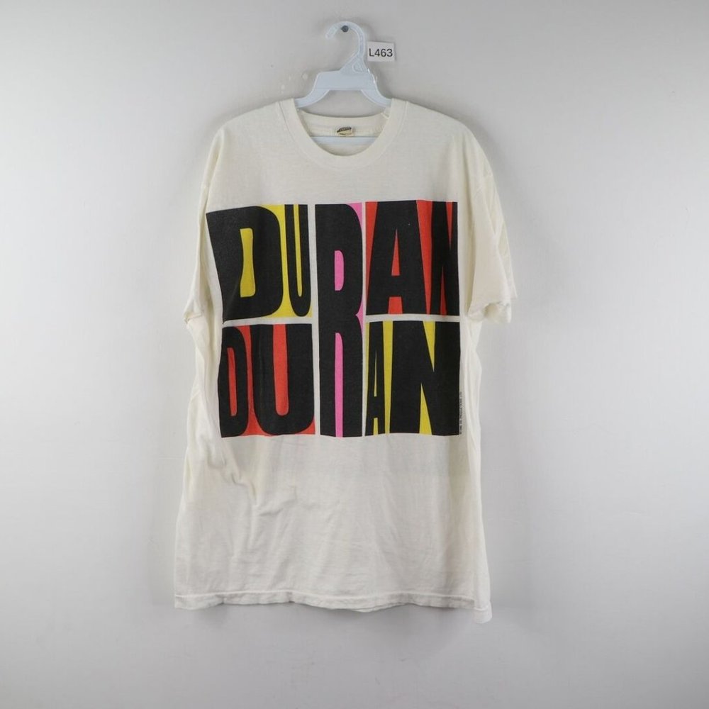 Vtg Duran Duran Abstract Idealist Band Tour Shirt